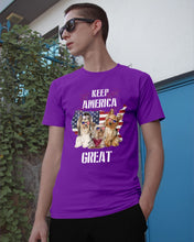 Load image into Gallery viewer, Keep America Great Yorkshire Terrier Gift For Dog Lovers Guys Tee
