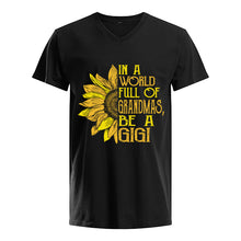 Load image into Gallery viewer, Be A GiGi Sunflowers Gift For Gigi Guys V-Neck
