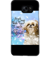 Load image into Gallery viewer, Angels And Shih Tzu Are Not Different Gift For Dog Lovers Phone case
