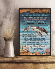 Load image into Gallery viewer, Giving For Parents  Let You Know You're Appreciated  Custom Design Vertical Poster
