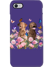 Load image into Gallery viewer, Gift For Dog LoversChesapeake Bay Retriever With Peonies Phone case
