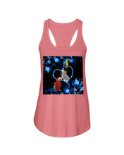 Load image into Gallery viewer, Lovely Phone Case Twinkling Blue Heart Gift For Parrots Lovers Ladies Flowy Tank
