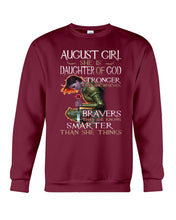 Load image into Gallery viewer, August Girl Daughter Of God Meaningful Gift For Women Sweatshirt
