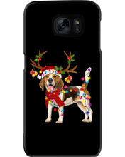 Load image into Gallery viewer, Beagle Gorgeous Reindeer Xmas Lights Gift For Dog Lovers Phone case
