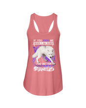 Load image into Gallery viewer, If You Kick Me When I Am Down You Better Pray Trending Ladies Flowy Tank
