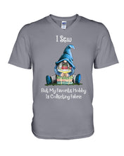 Load image into Gallery viewer, I Sew But My Favorite Hobby Is Collecting Fabric Custom Design Guys V-Neck
