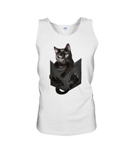 Load image into Gallery viewer, Cat In Your Front Pocket Perfect Gift For Friends Who Loves Cat Unisex Tank Top
