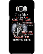 Load image into Gallery viewer, July Man Son Of God Birthday Meaningful Gift For Men Phone case
