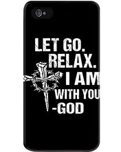 Load image into Gallery viewer, Let You Relax I Am With You Gray Background Phone case
