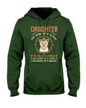 Load image into Gallery viewer, Daughter The Soul Of Witch The Fire Of Lioness Hoodie
