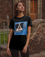 Load image into Gallery viewer, Border Collie In Denim Pocket Gift For Dog Lovers Guys Tee
