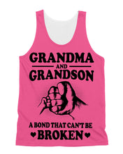 Load image into Gallery viewer, Grandma And Grandson A Bond That Can't Be Broken Custom Design Unisex Tank Top
