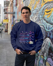 Load image into Gallery viewer, Butterflies When I Miss You I Just Have To Look Inside My Heart Gift For Lover Sweatshirt
