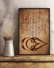 Load image into Gallery viewer, Husband Gift For Wife With Meaningful Words Love You Forever And Always Vertical Poster
