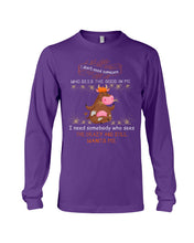 Load image into Gallery viewer, Cow I Need Somebody Who Sees The Crazy And Still Wants Me Unisex Long Sleeve
