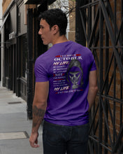 Load image into Gallery viewer, I Was Born In October My Life My Choices My Mistakes My Lessons Guys V-Neck
