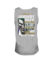 Load image into Gallery viewer, Joker January Guy The Quite And Sweet Birthday Meaningful Gift Unisex Tank Top
