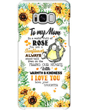 Load image into Gallery viewer, Gift For  Mama You're A Sunflowers Always Stand Tall   Trending Phone case
