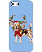 Load image into Gallery viewer, Beagle Gorgeous Reindeer Xmas Lights Gift For Dog Lovers Phone case
