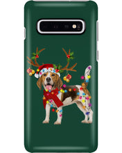 Load image into Gallery viewer, Beagle Gorgeous Reindeer Xmas Lights Gift For Dog Lovers Phone case
