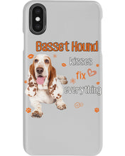 Load image into Gallery viewer, Basset Hound Kisses Fix Everything Gift For Dog Lovers Phone case
