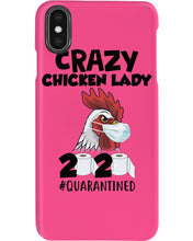 Load image into Gallery viewer, Crazy Chicken Lady 2020 Quarantined Gift For Chicken Lovers Phone case
