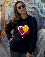 Load image into Gallery viewer, Lovely Phone Case My Heart Is On Field Gift For Softball Lovers Sweatshirt
