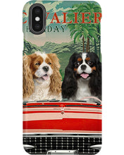 Load image into Gallery viewer, Cavalier Happy Holiday Gift For Dog Lovers Phone case
