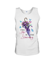 Load image into Gallery viewer, Butterflies Find Joy In The Journey Gift For Daughter Unisex Tank Top
