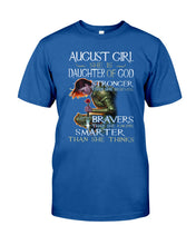 Load image into Gallery viewer, August Girl Daughter Of God Meaningful Gift For Women Guys Tee
