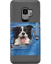 Load image into Gallery viewer, Border Collie In Denim Pocket Gift For Dog Lovers Phone case
