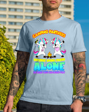 Load image into Gallery viewer, Camping Partners Because Going Crazy Alone Is Just Not As Much Fun Guys Tee
