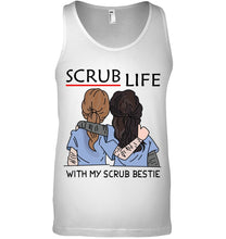 Load image into Gallery viewer, Scrub Life With My Scrub Bestie Gift For Friends Unisex Tank Top
