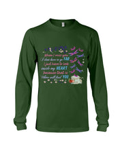 Load image into Gallery viewer, Butterflies When I Miss You I Just Have To Look Inside My Heart Gift For Lover Unisex Long Sleeve
