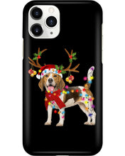 Load image into Gallery viewer, Beagle Gorgeous Reindeer Xmas Lights Gift For Dog Lovers Phone case
