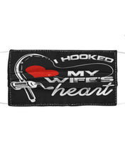 Load image into Gallery viewer, I Hooked My Wifes Heart Gift For Fishing Lovers Cloth Face Mask
