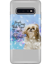 Load image into Gallery viewer, Angels And Shih Tzu Are Not Different Gift For Dog Lovers Phone case
