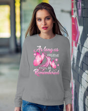 Load image into Gallery viewer, As Long As I Breathe You'll Be Remembred Custom Gift For Family Sweatshirt

