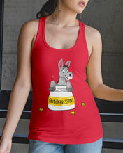 Load image into Gallery viewer, Funny Donkey Anti Depressant Meaning Gift For Women Ladies Flowy Tank
