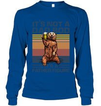 Load image into Gallery viewer, It's Not A Dad Bod It's A Father Figure Bear Unisex Long Sleeve
