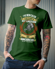 Load image into Gallery viewer, Mamasaurus Rex Is My Favorite Special Custom Design Guys Tee

