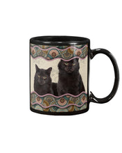 Load image into Gallery viewer, Lovely Phone Case Cute Black Cat Boho Pattern Gift For Cat Lovers Mug
