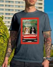 Load image into Gallery viewer, Cavalier Happy Holiday Gift For Dog Lovers Guys Tee
