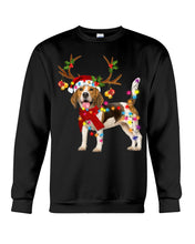 Load image into Gallery viewer, Beagle Gorgeous Reindeer Xmas Lights Gift For Dog Lovers Sweatshirt
