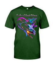 Load image into Gallery viewer, Hummingbirds Heart Shaped I Am A Simple Woman Gift For Mom Guys Tee
