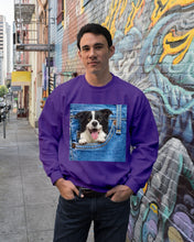 Load image into Gallery viewer, Border Collie In Denim Pocket Gift For Dog Lovers Sweatshirt
