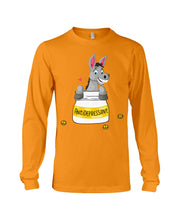 Load image into Gallery viewer, Funny Donkey Anti Depressant Meaning Gift For Women Unisex Long Sleeve
