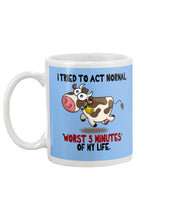 Load image into Gallery viewer, Cow Worst 5 Minutes Gift For Cow Lovers Mug
