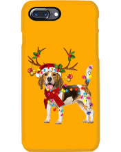 Load image into Gallery viewer, Beagle Gorgeous Reindeer Xmas Lights Gift For Dog Lovers Phone case
