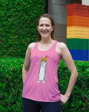 Load image into Gallery viewer, Cat Plays Flute Special Custom Design For Music Lovers Ladies Flowy Tank
